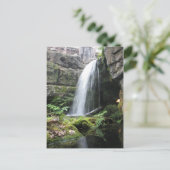 Wasserfall Postkarte (Stehend Vorderseite)