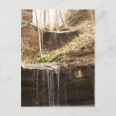 Wasserfall Postkarte (Vorderseite)