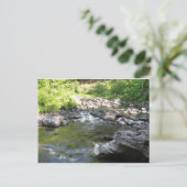 Wasserfall Postkarte (Stehend Vorderseite)