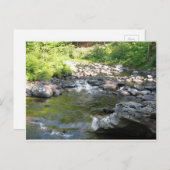 Wasserfall Postkarte (Vorne/Hinten)