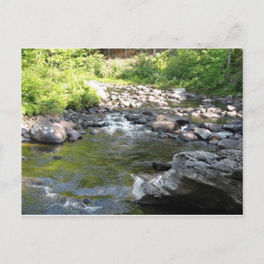 Wasserfall Postkarte (Vorderseite)