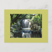 Wasserfall Postkarte (Vorderseite)