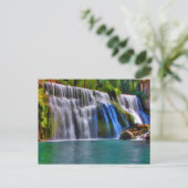 WASSERFALL POSTKARTE (Stehend Vorderseite)