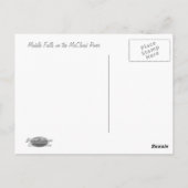 WASSERFALL POSTKARTE (Rückseite)