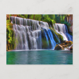 WASSERFALL POSTKARTE