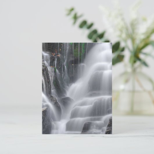 Wasserfall Postkarte (Stehend Vorderseite)