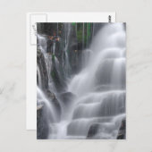 Wasserfall Postkarte (Vorne/Hinten)