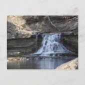 Wasserfall Postkarte (Vorderseite)