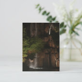 Wasserfall Postkarte (Stehend Vorderseite)