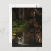 Wasserfall Postkarte (Vorne/Hinten)