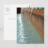 Wasserfall Postkarte (Vorne/Hinten)