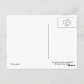 Wasserfall Postkarte (Rückseite)