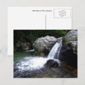 Wasserfall Postkarte (Vorne/Hinten)