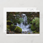 Wasserfall Postkarte (Vorne/Hinten)