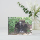 Wasserfall Postkarte (Stehend Vorderseite)