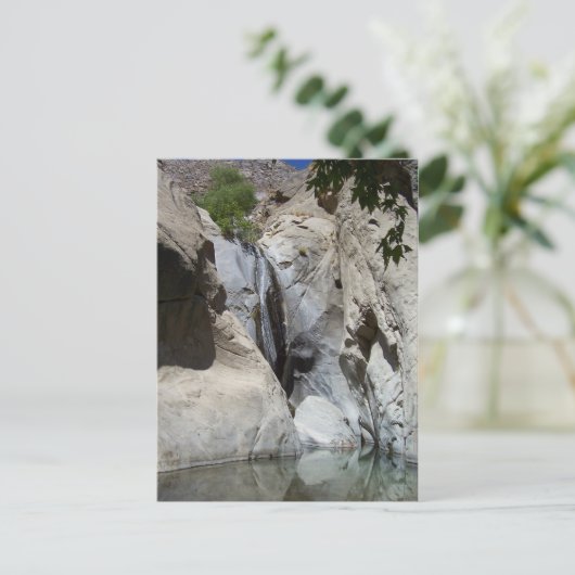 Wasserfall Postkarte (Stehend Vorderseite)