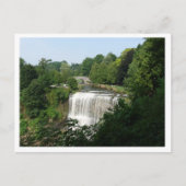 Wasserfall Postkarte (Vorderseite)