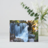 Wasserfall Postkarte (Stehend Vorderseite)