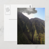 Wasserfall Postkarte (Vorne/Hinten)