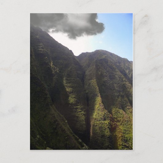 Wasserfall Postkarte (Vorderseite)