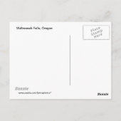 Wasserfall Postkarte (Rückseite)