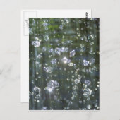 Wasserfall Postkarte (Vorne/Hinten)