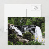 Wasserfall Postkarte (Vorne/Hinten)