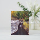 Wasserfall Postkarte (Stehend Vorderseite)