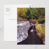 Wasserfall Postkarte (Vorne/Hinten)