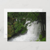 Wasserfall Postkarte (Vorne/Hinten)