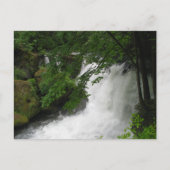 Wasserfall Postkarte (Vorderseite)