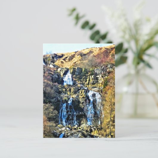 WASSERFALL POSTKARTE (Stehend Vorderseite)