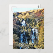 WASSERFALL POSTKARTE (Vorne/Hinten)