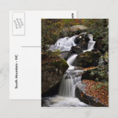 Wasserfall Postkarte (Vorne/Hinten)