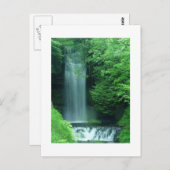 Wasserfall Postkarte (Vorne/Hinten)