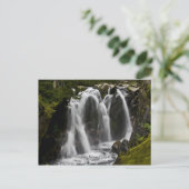 Wasserfall-Postkarte Postkarte (Stehend Vorderseite)