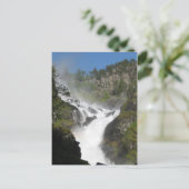 Wasserfall-Postkarte Postkarte (Stehend Vorderseite)