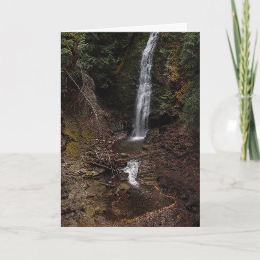 Wasserfall, Psalm 41 (42) Grußkarte Karte (Vorderseite)