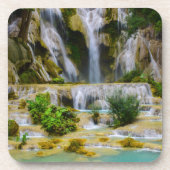 Wasserfall-Quellen Getränkeuntersetzer (Vorderseite)