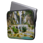 Wasserfall-Quellen Laptopschutzhülle (Vorderseite Links)