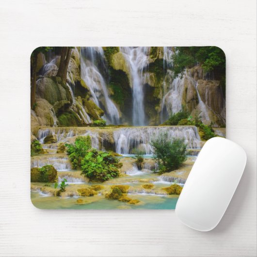 Wasserfall-Quellen Mousepad (Mit Mouse)