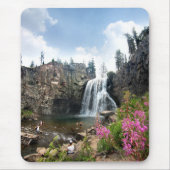 Wasserfall Rainbow Falls - Devils Postpiel - Sierr Mousepad (Vorne)