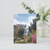 Wasserfall Rainbow Falls - Devils Postpiel - Sierr Postkarte (Stehend Vorderseite)