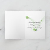 Wasserfall-Reflektions-Beileid Karte (Innenseite)