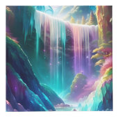 Wasserfall-Regenbogen Würfel (Rechts)