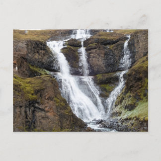 Wasserfall Rjukandi, Island Postkarte