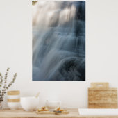 Wasserfall, Robert H Treman Staat Park, New York Poster (Küche)