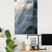 Wasserfall, Robert H Treman Staat Park, New York Poster (Heimbüro)