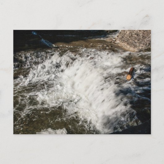 Wasserfall, Robert H Treman Staat Park, New York Postkarte (Vorderseite)