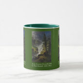 Wasserfall Rocky Mountain (1898) von Albert Bierst Tasse (Zentrum)